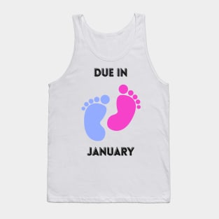 Due in January footprints Tank Top